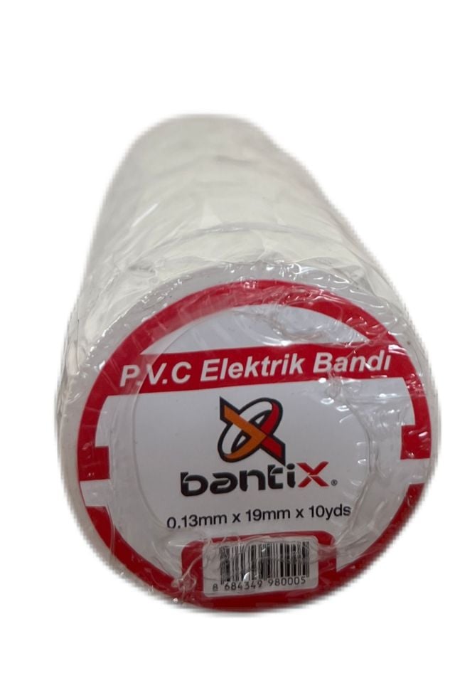 Elektrik Bandı 10 Adet 19mmx10yds Beyaz Elektrik İzole Bandı 10'lu Paket