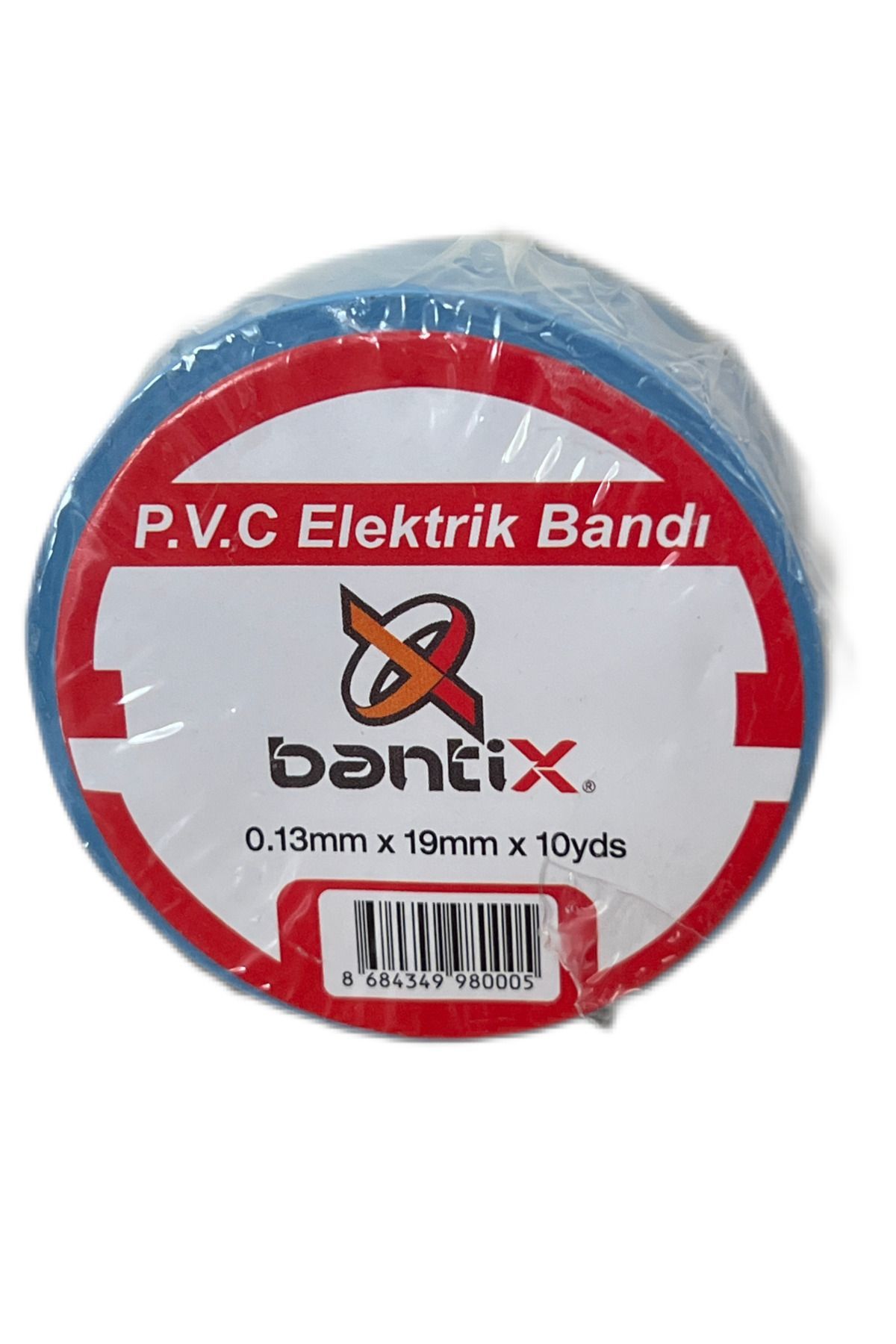 Elektrik Bandı 10 Adet 19mmx10yds Mavi Elektrik İzole Bandı 10'lu Paket